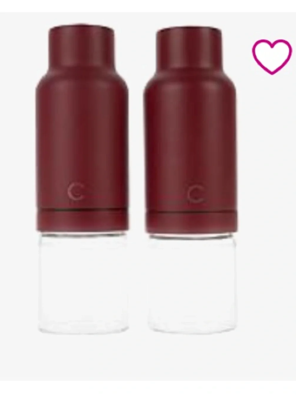 Curtis Stone 2-piece Gravity Mill - Red set of 2 NEW IN BOX